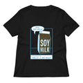 Hola, Soy Milk Women's V-Neck Tee Hoodie, Sweatshirt | CoreVibeTees.com (Image 1)