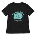 Hairy Baby Women's V-Neck Tee Hoodie, Sweatshirt | CoreVibeTees.com (Image 1)