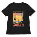 Area 51 National Park Women's V-Neck Tee Hoodie, Sweatshirt | CoreVibeTees.com (Image 1)