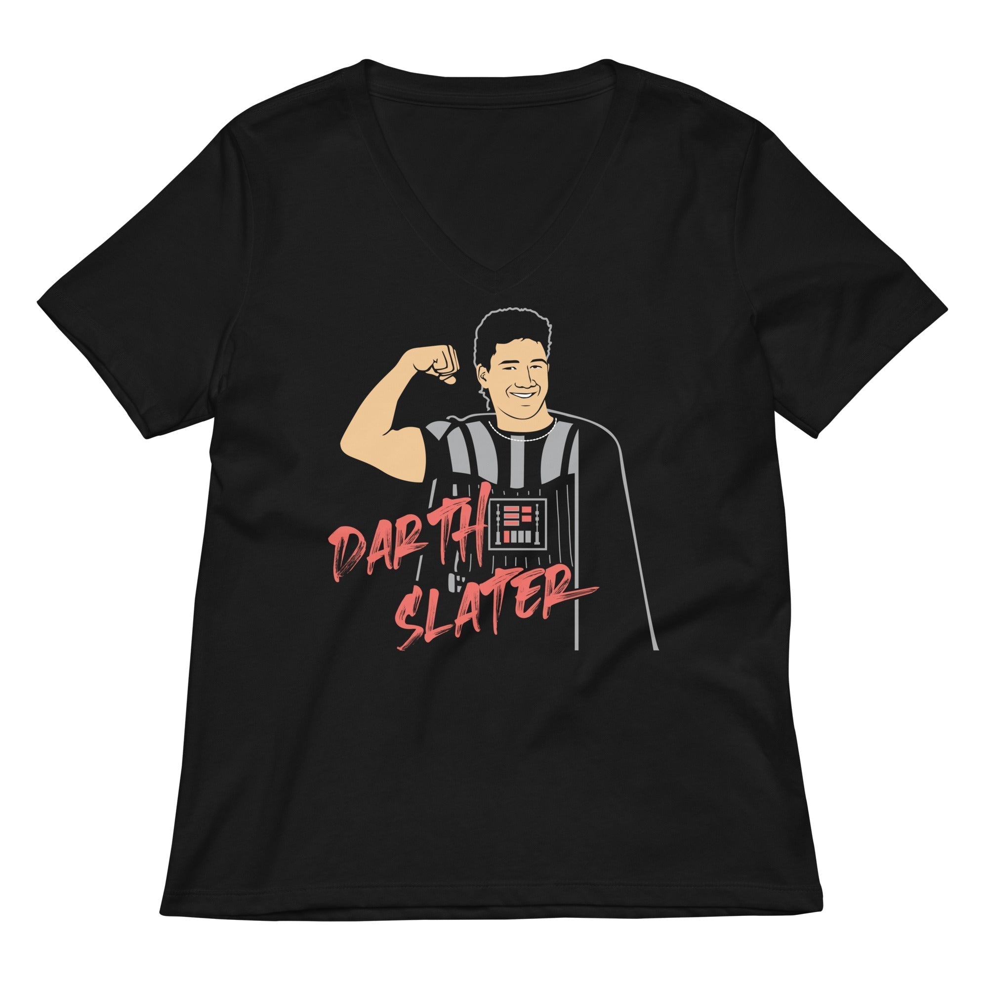 Darth Slater Women's V-Neck Tee Hoodie, Sweatshirt | CoreVibeTees.com (Image 1)