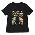 Mighty Odinson Bros Women's V-Neck Tee Hoodie, Sweatshirt | CoreVibeTees.com (Image 1)