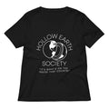 Hollow Earth Society Women's V-Neck Tee Hoodie, Sweatshirt | CoreVibeTees.com (Image 1)
