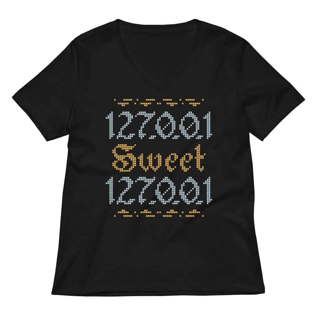 127001 Sweet 127001 Women's V-Neck Tee Hoodie, Sweatshirt | CoreVibeTees.com (Image 1)