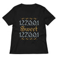 127001 Sweet 127001 Women's V-Neck Tee Hoodie, Sweatshirt | CoreVibeTees.com (Image 1)