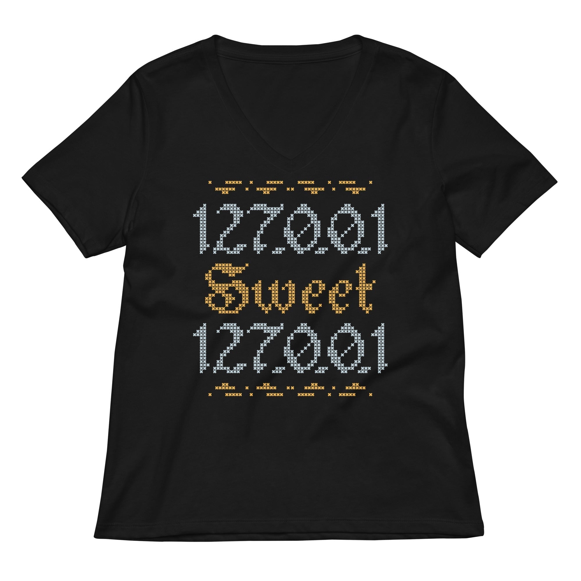 127001 Sweet 127001 Women's V-Neck Tee Hoodie, Sweatshirt | CoreVibeTees.com (Image 1)