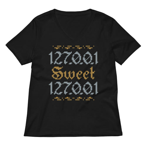 127001 Sweet 127001 Women's V-Neck Tee Hoodie, Sweatshirt | CoreVibeTees.com (Image 1)