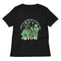 Home Is Where The Plants Are Women's V-Neck Tee Hoodie, Sweatshirt | CoreVibeTees.com (Image 1)