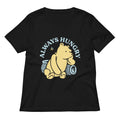 Always Hungry Women's V-Neck Tee Hoodie, Sweatshirt | CoreVibeTees.com (Image 1)