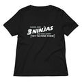 3 Ninjas Women's V-Neck Tee Hoodie, Sweatshirt | CoreVibeTees.com (Image 1)