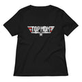 Top Mom Women's V-Neck Tee Hoodie, Sweatshirt | CoreVibeTees.com (Image 1)
