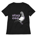 Stay Coo Women's V-Neck Tee Hoodie, Sweatshirt | CoreVibeTees.com (Image 1)
