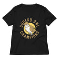 Superb Owl Women's V-Neck Tee Hoodie, Sweatshirt | CoreVibeTees.com (Image 1)