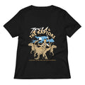 Tesla & The Raptors Women's V-Neck Tee Hoodie, Sweatshirt | CoreVibeTees.com (Image 1)