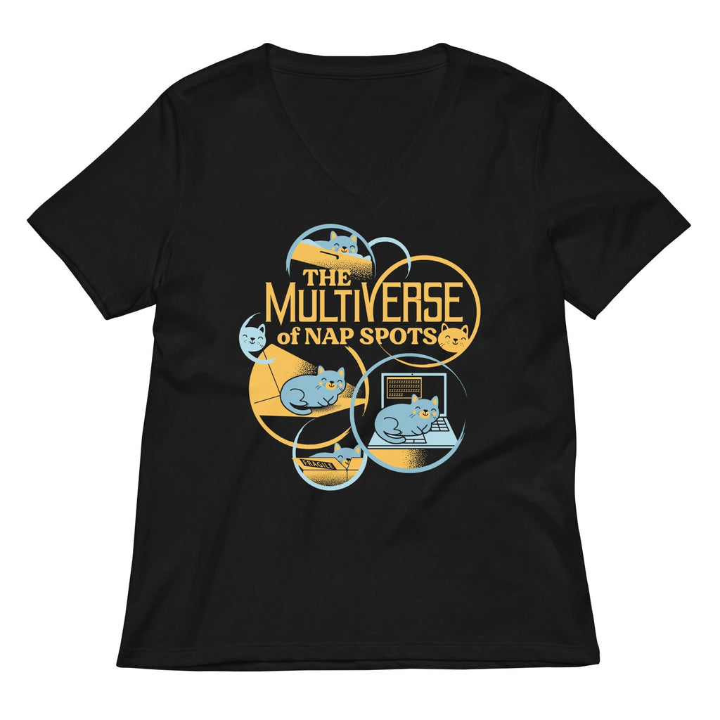 The Multiverse Of Nap Spots Women's V-Neck Tee Hoodie, Sweatshirt | CoreVibeTees.com (Image 1)