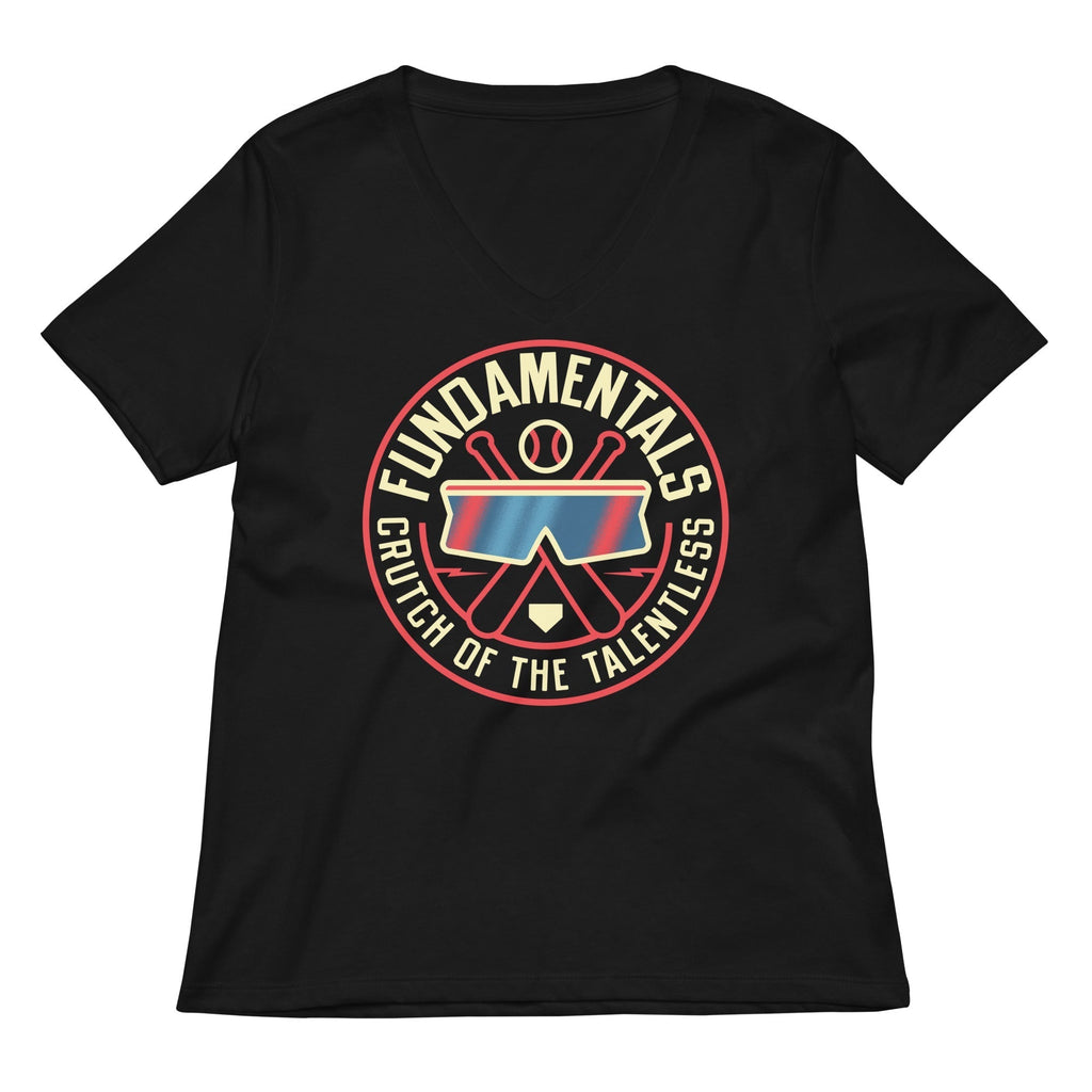 Fundamentals Crutch Of The Talentless Women's V-Neck Tee Hoodie, Sweatshirt | CoreVibeTees.com (Image 2)