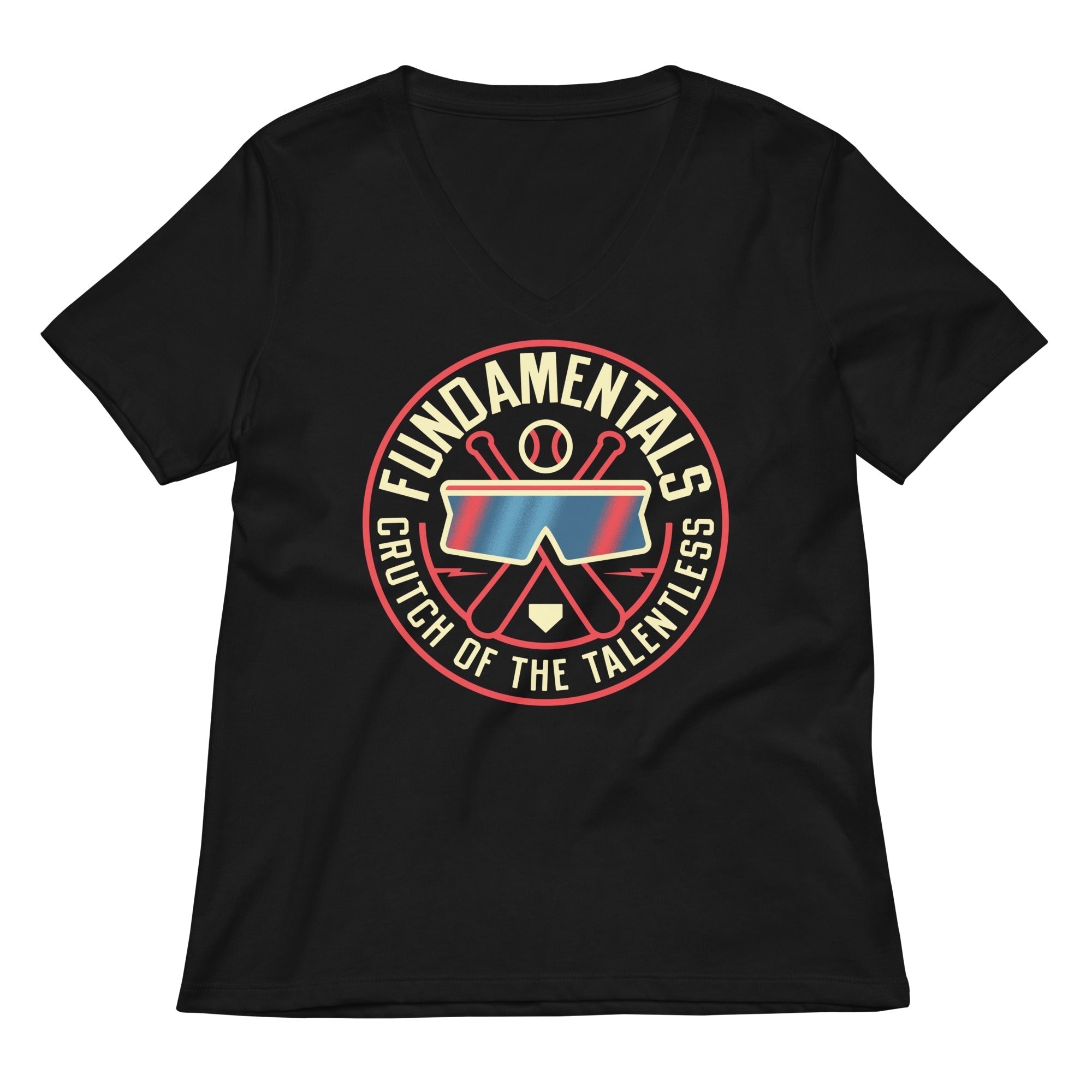 Fundamentals Crutch Of The Talentless Women's V-Neck Tee Hoodie, Sweatshirt | CoreVibeTees.com (Image 2)