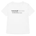 Inconceivable Definition Women's V-Neck Tee Hoodie, Sweatshirt | CoreVibeTees.com (Image 1)