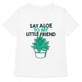 Say Aloe To My Little Friend Women's V-Neck Tee Hoodie, Sweatshirt | CoreVibeTees.com (Image 1)