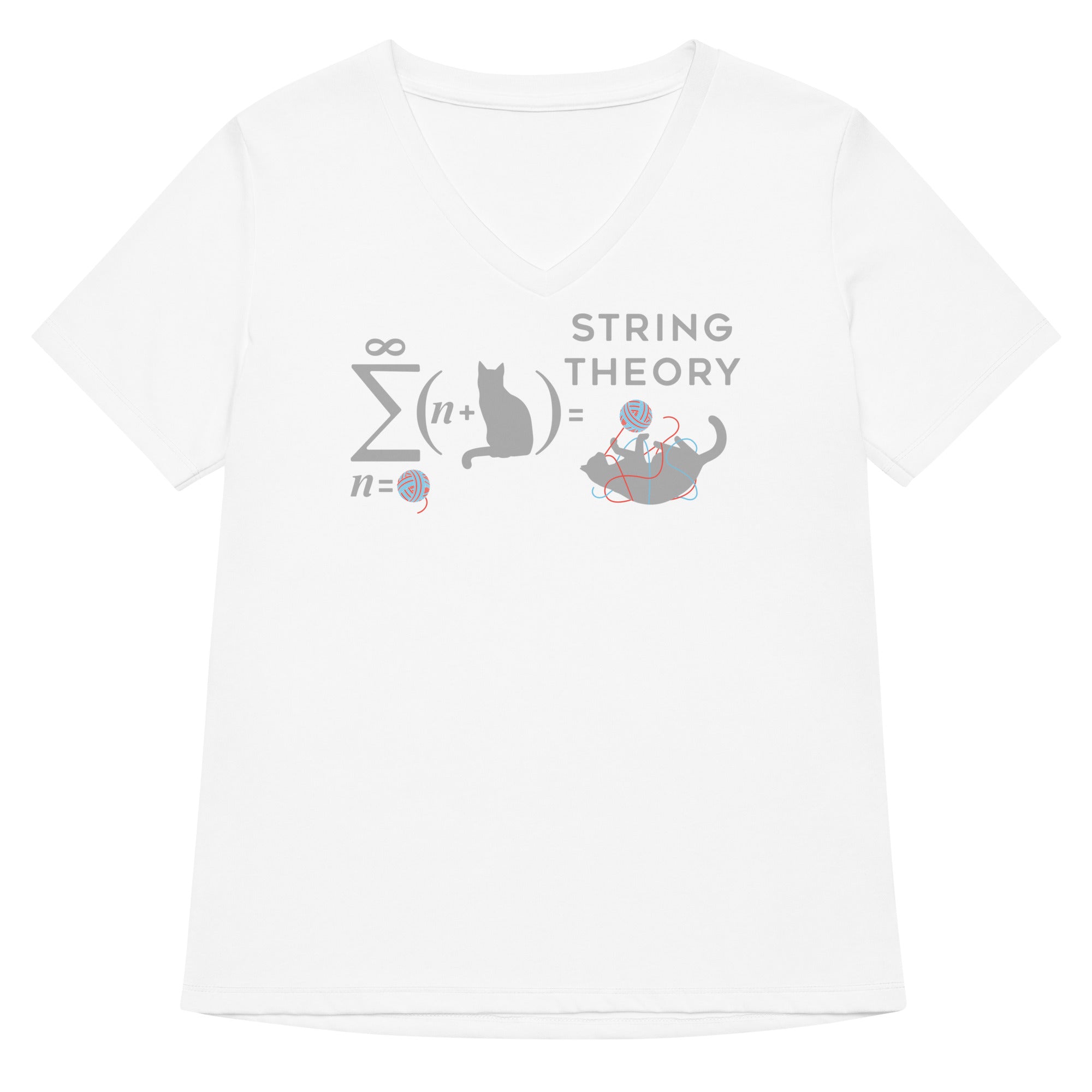String Theory Women's V-Neck Tee Hoodie, Sweatshirt | CoreVibeTees.com (Image 4)