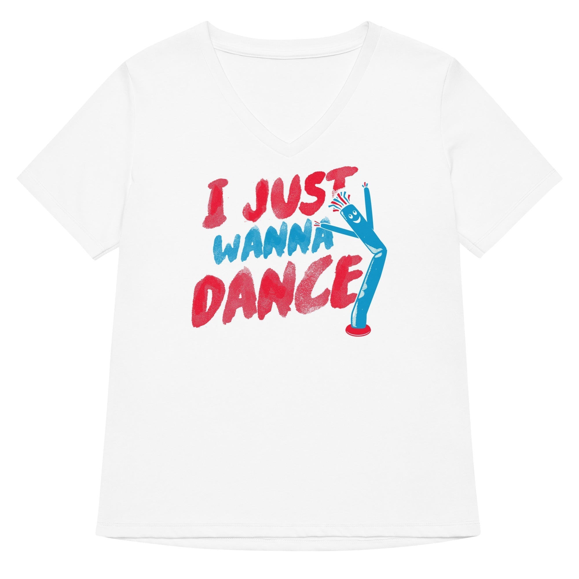 I Just Wanna Dance Women's V-Neck Tee Hoodie, Sweatshirt | CoreVibeTees.com (Image 3)