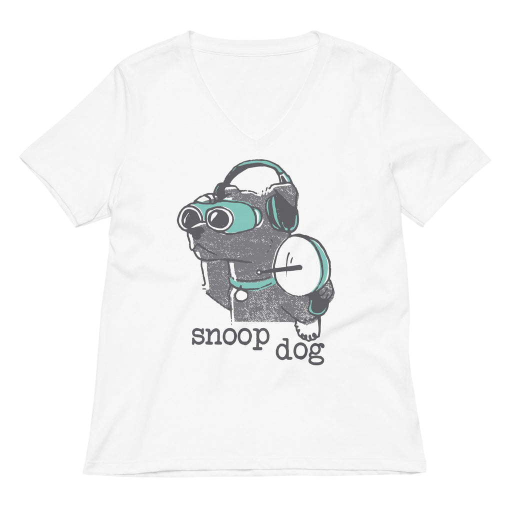 Snoop Dog Women's V-Neck Tee Hoodie, Sweatshirt | CoreVibeTees.com (Image 2)