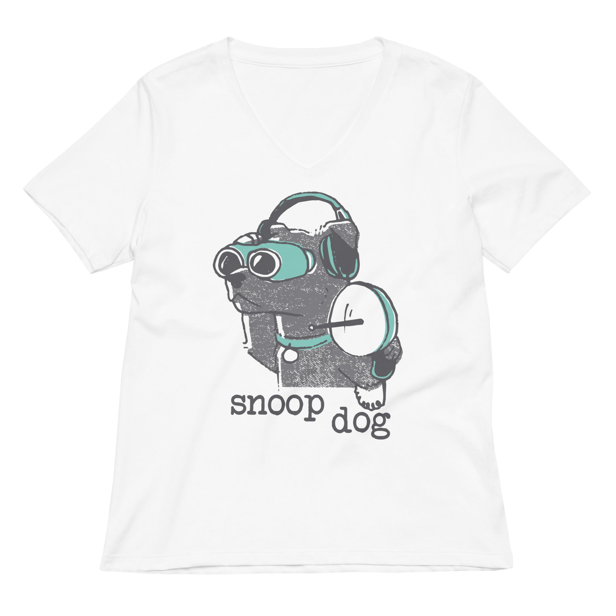 Snoop Dog Women's V-Neck Tee Hoodie, Sweatshirt | CoreVibeTees.com (Image 2)