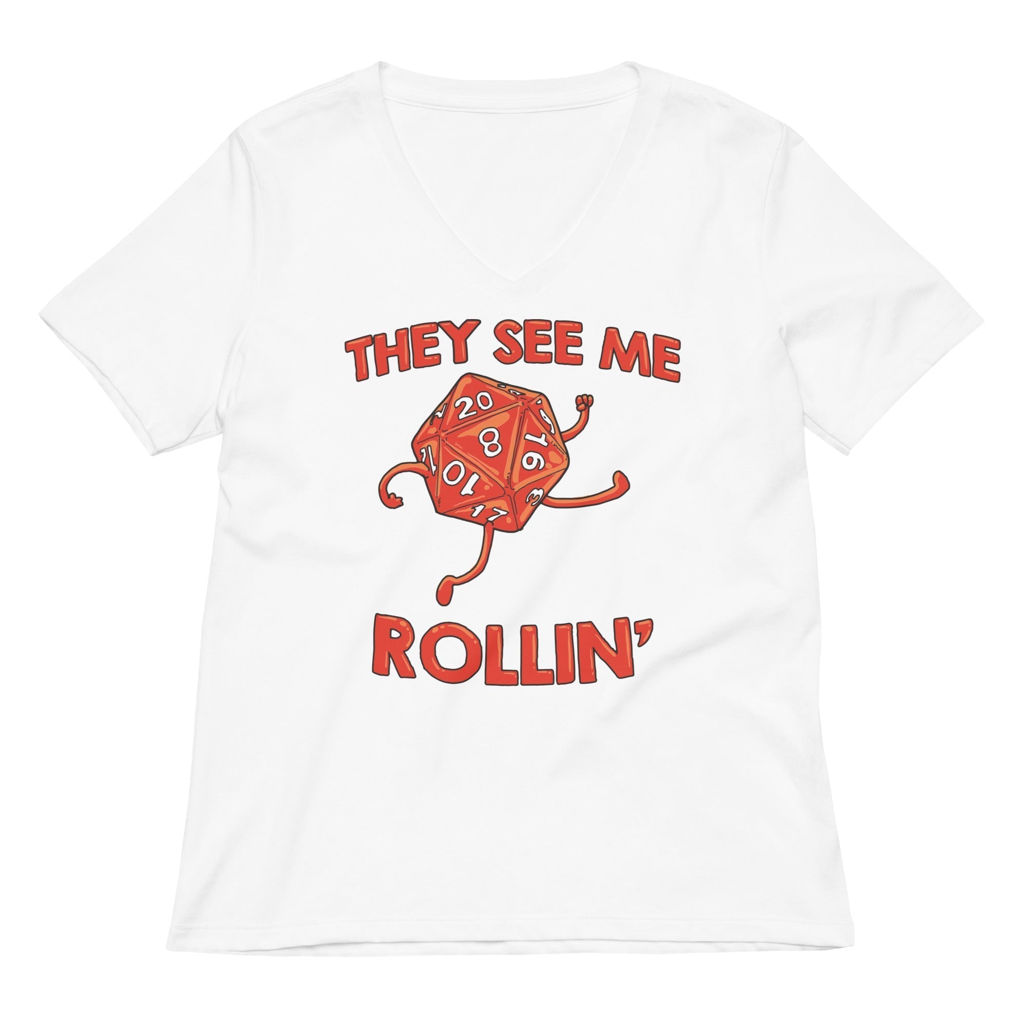 They See Me Rollin' Women's V-Neck Tee Hoodie, Sweatshirt | CoreVibeTees.com (Image 2)