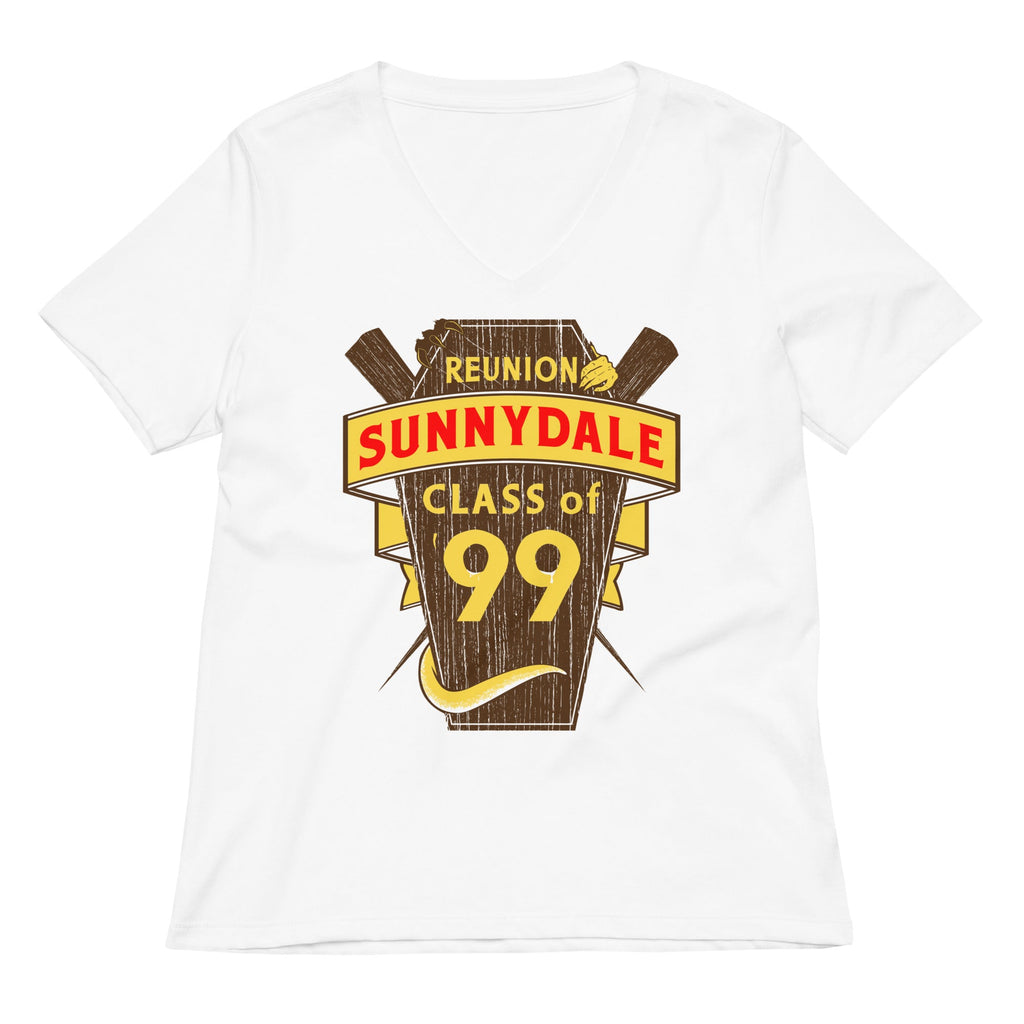 Sunnydale Reunion Women's V-Neck Tee Hoodie, Sweatshirt | CoreVibeTees.com (Image 2)