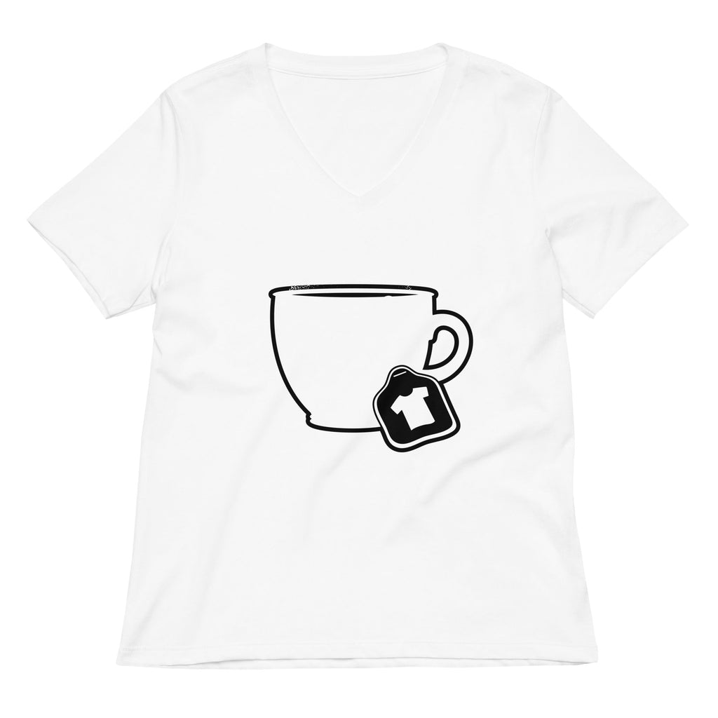 Tea Shirt Women's V-Neck Tee Hoodie, Sweatshirt | CoreVibeTees.com (Image 3)
