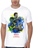 Brazil White T-Shirt Hoodie, Sweatshirt | CoreVibeTees.com