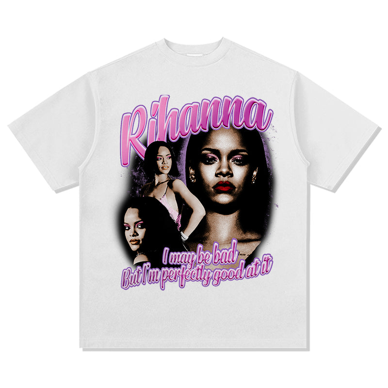 I may be bad but I'm perfectly good at it By Rihanna Tee Hoodie, Sweatshirt | CoreVibeTees.com (Image 4)
