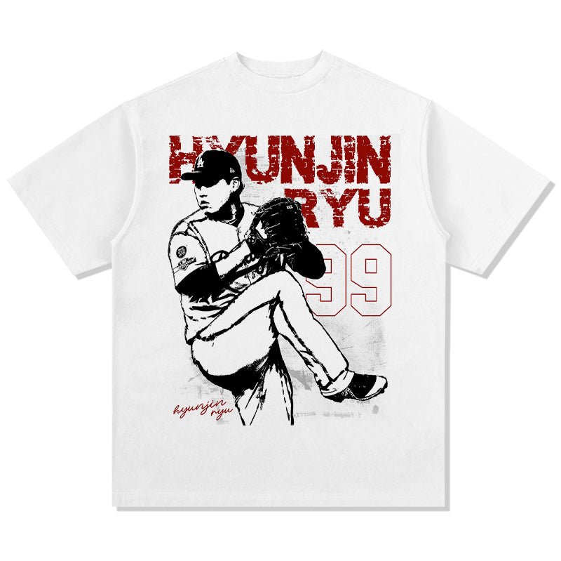 Ryu Hyun-jin Tee Hoodie, Sweatshirt | CoreVibeTees.com (Image 1)