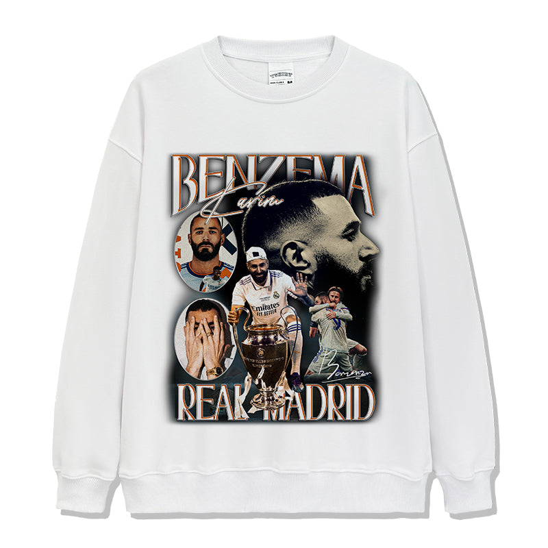 karim Benzema â€œSignatureâ€ Sweatshirt T-Shirts, Hoodie | CoreVibeTees.com (Image 3)