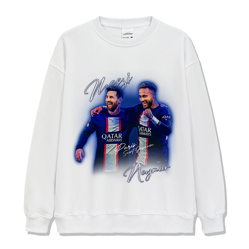 Messi, Neymar "Paris Saint-Germain" Sweatshirt T-Shirts, Hoodie | CoreVibeTees.com (Image 3)