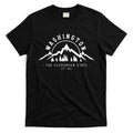 Washington The Evergreen State Nature Mountains Outdoor Gift Hoodie T-Shirt Sweatshirt | CoreVibeTees.com