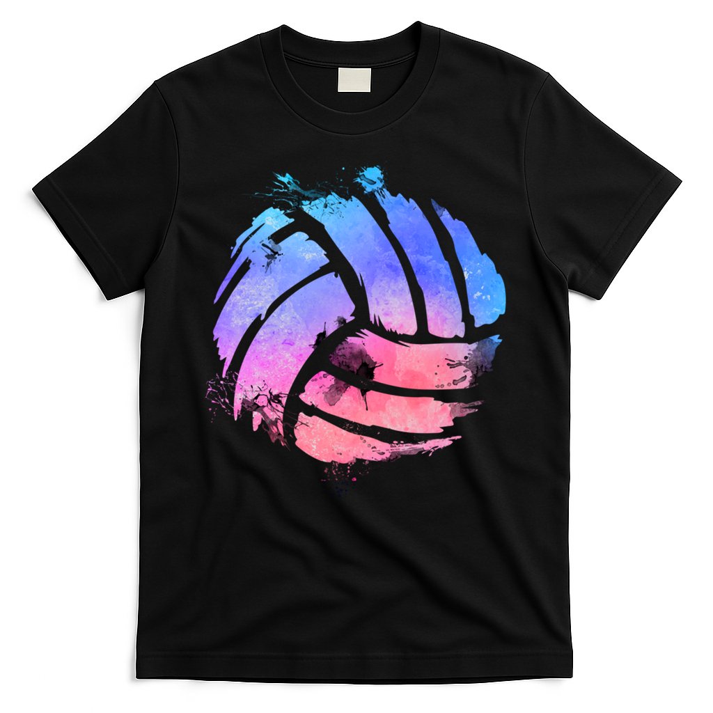 Watercolor Volleyball Lover Beach Volleyball Player Pullover Hoodie T-Shirt Sweatshirt | CoreVibeTees.com