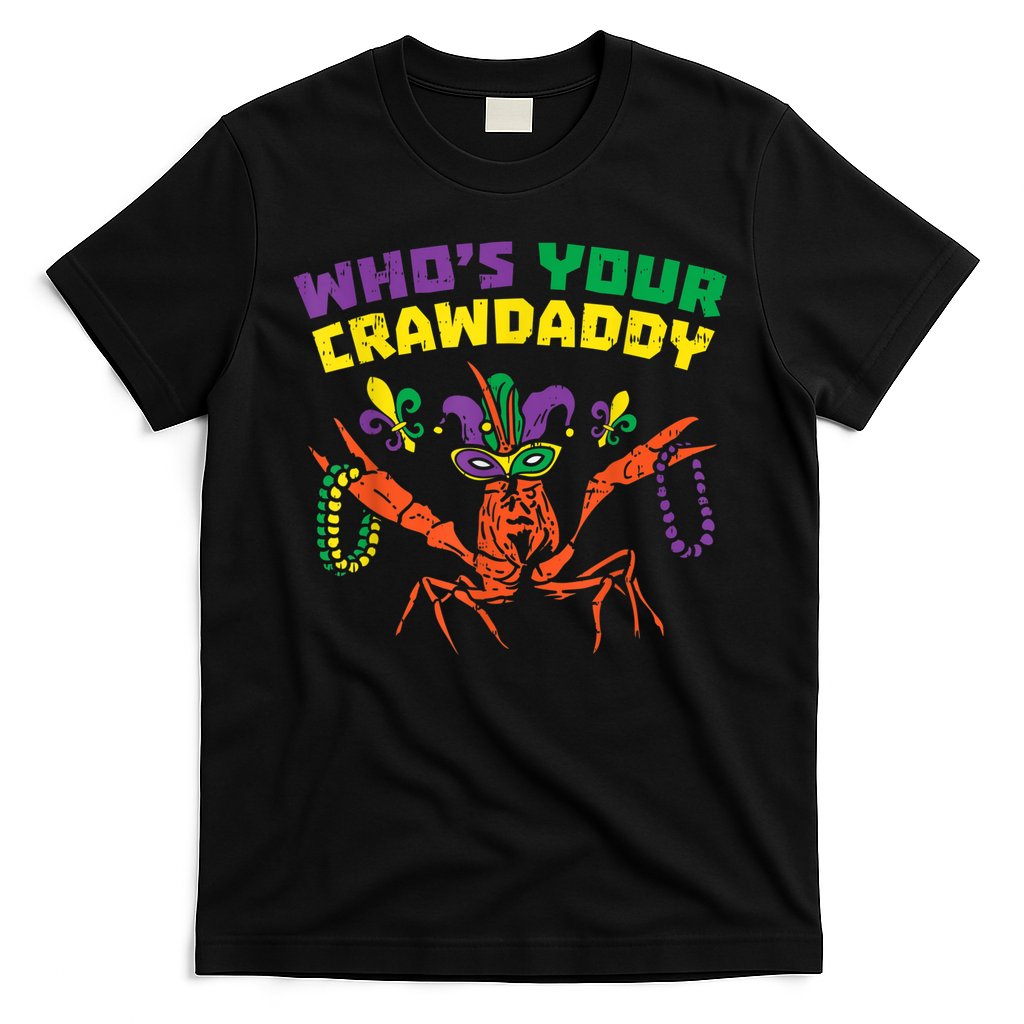 Whos Your Crawdaddy Crawfish Jester Beads Funny Mardi Gras T-Shirt Hoodie, Sweatshirt | CoreVibeTees.com