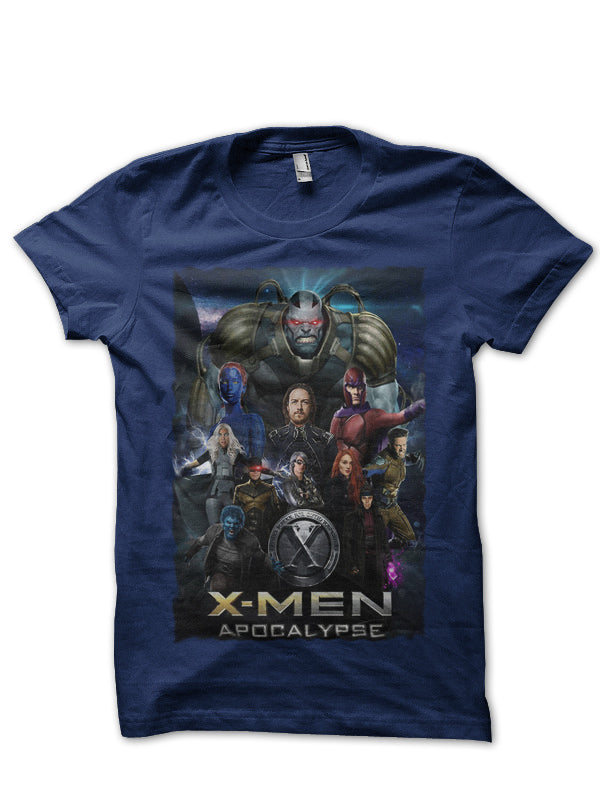 X Men Apocalypse Navy Blue Tee Hoodie, Sweatshirt | CoreVibeTees.com