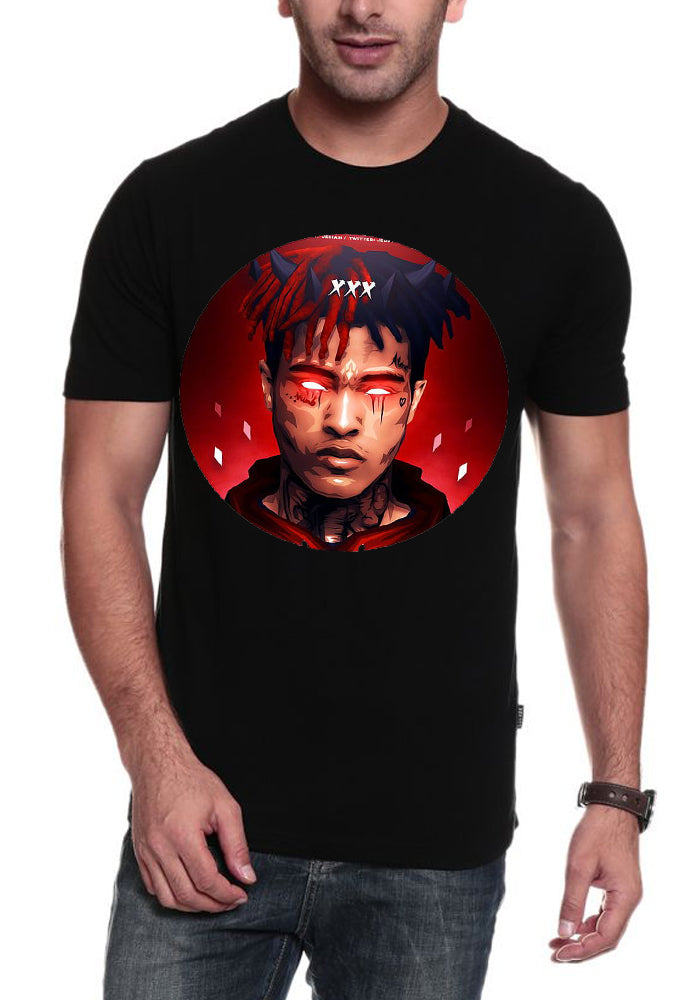 Xxxtentacion Half Sleeve Black T-Shirt Style007 Hoodie, Sweatshirt | CoreVibeTees.com