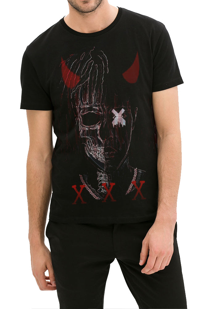 Xxxtentacion Half Sleeve Black T-Shirt Style002 Hoodie, Sweatshirt | CoreVibeTees.com