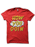 How You Doin â€“ Friends Tv Show Red T-Shirt Hoodie, Sweatshirt | CoreVibeTees.com