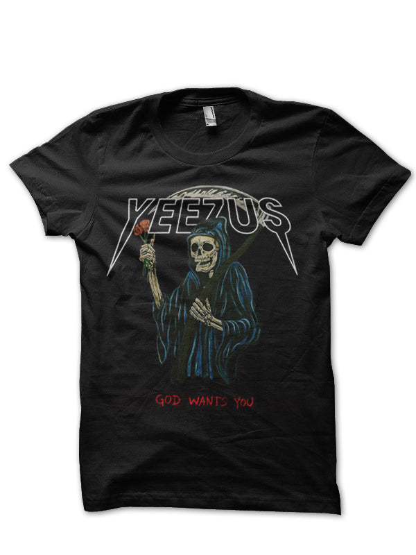 kanye West Half Sleeve Black T-Shirt Hoodie, Sweatshirt | CoreVibeTees.com