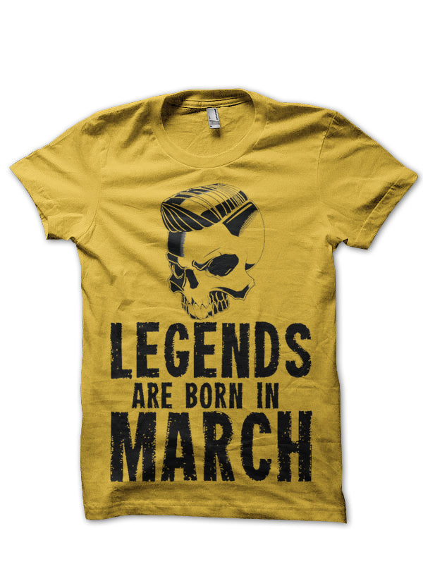 Legends Are Born In March T-Shirt Style002 Hoodie, Sweatshirt | CoreVibeTees.com