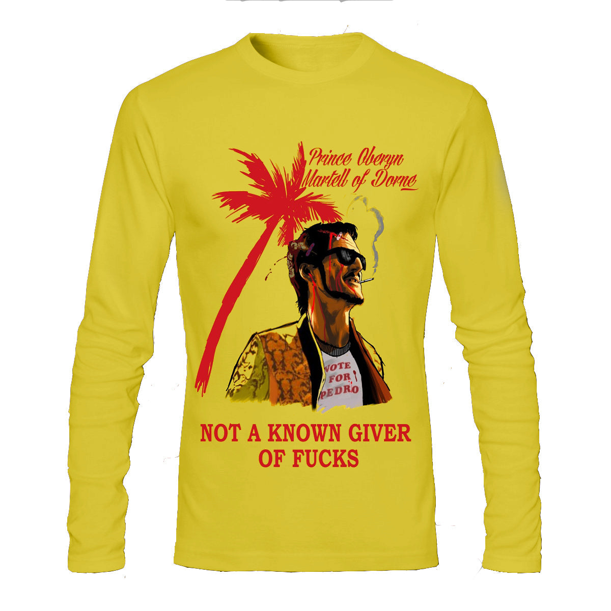 Prince Oberyn Yellow Full Sleeve Tee Hoodie, Sweatshirt | CoreVibeTees.com