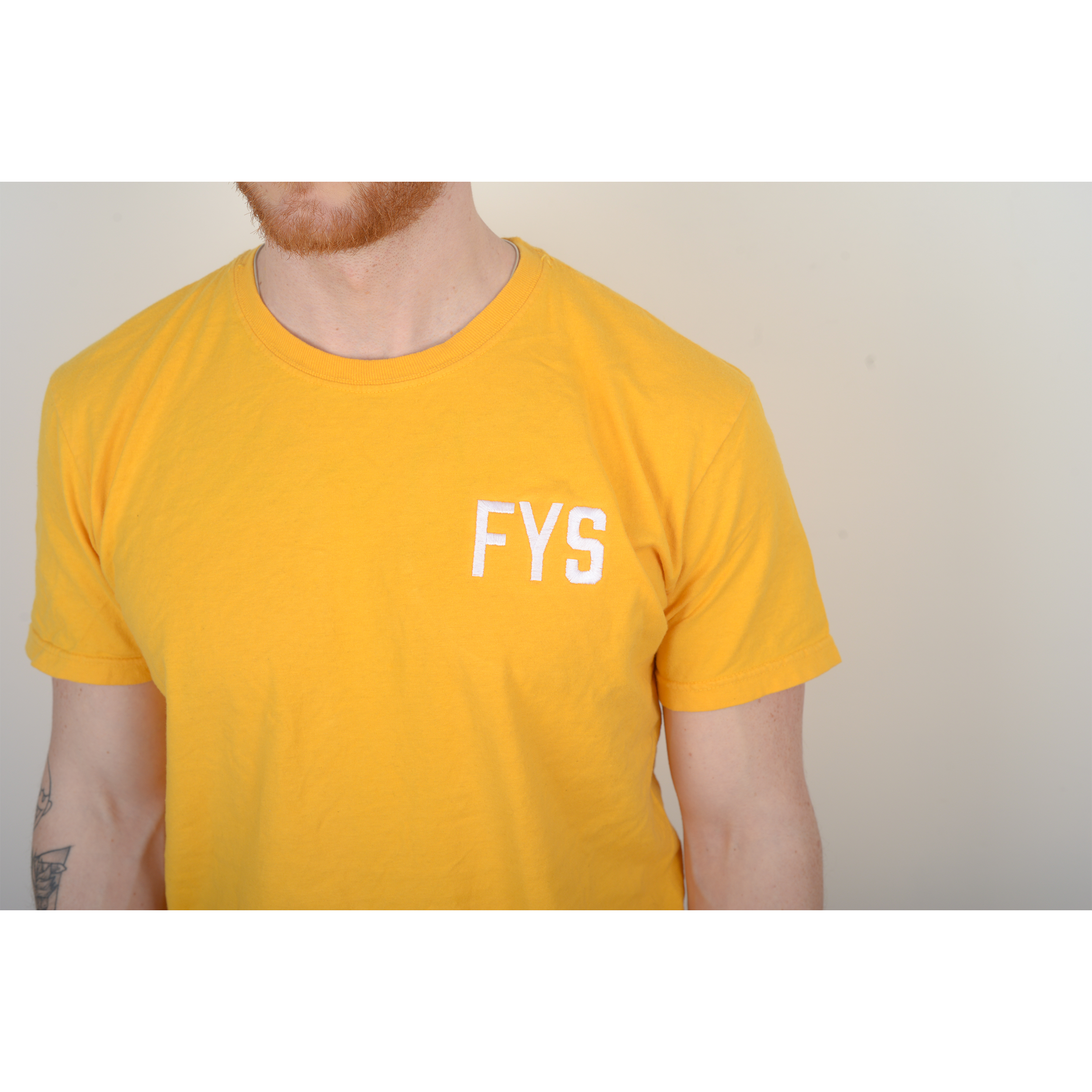 Four Year Strong - Embroidered Logo Shirt (Yellow) Hoodie, Sweatshirt | CoreVibeTees.com (Image 2)