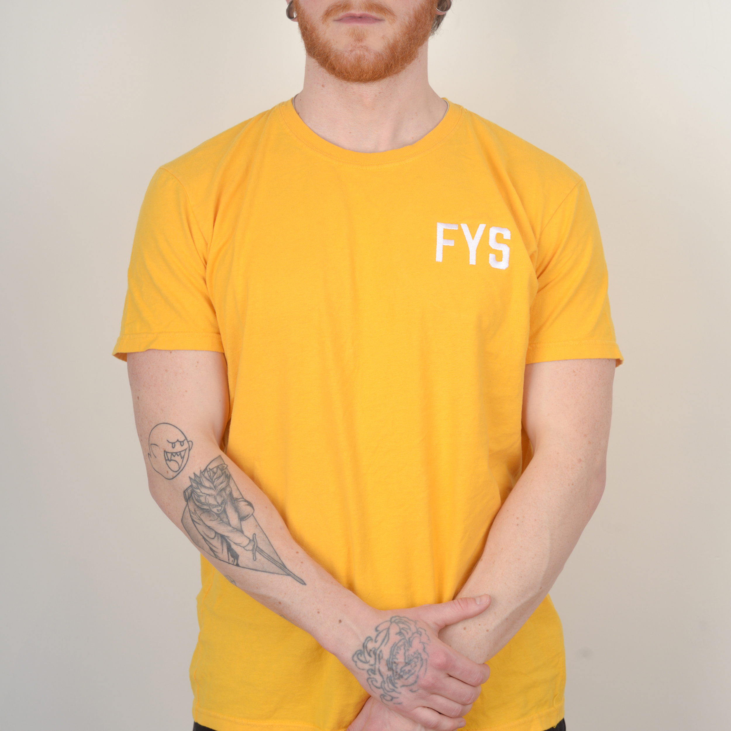 Four Year Strong - Embroidered Logo Shirt (Yellow) Hoodie, Sweatshirt | CoreVibeTees.com (Image 1)