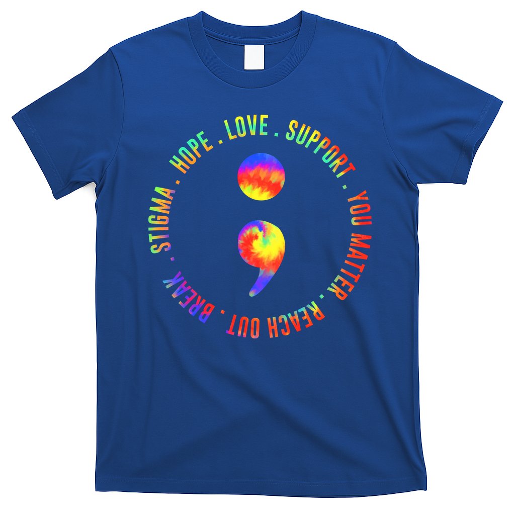 You Matter Semicolon Suicide Prevention Awareness T-Shirt Hoodie, Sweatshirt | CoreVibeTees.com