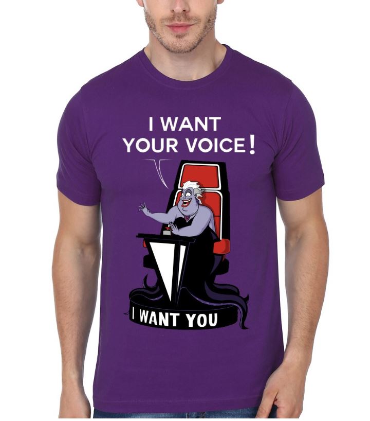 Little Mermaid Purple T-Shirt Hoodie, Sweatshirt | CoreVibeTees.com