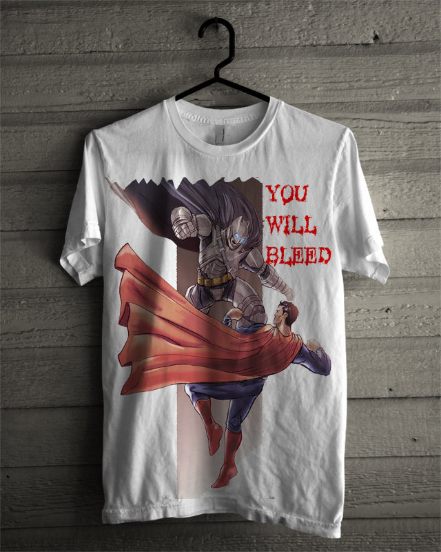 You Will Bleed White T-Shirt Hoodie, Sweatshirt | CoreVibeTees.com