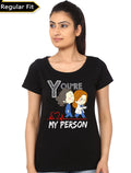 Greyâ€™s Anatomy Youâ€™re My Person Girlâ€™s Black T-Shirt Hoodie, Sweatshirt | CoreVibeTees.com